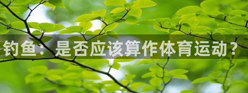 vsport体育：钓鱼：是否应该算作体育运动？